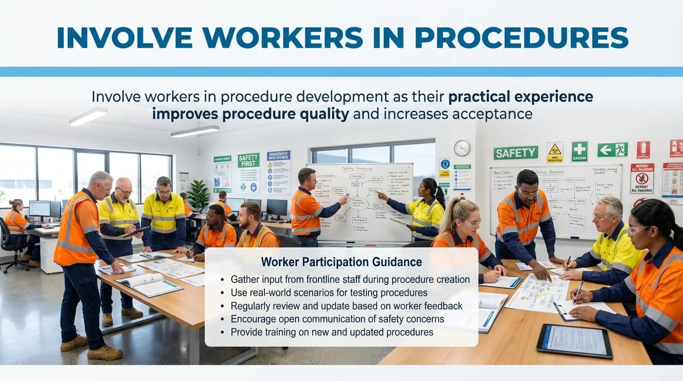 MAEZ legacy graphic: gemini tip involve workers in procedure development as their 1763957044717