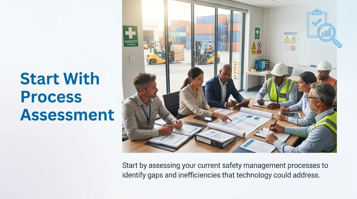 MAEZ legacy graphic: gemini tip start by assessing your current safety management 1764196190204
