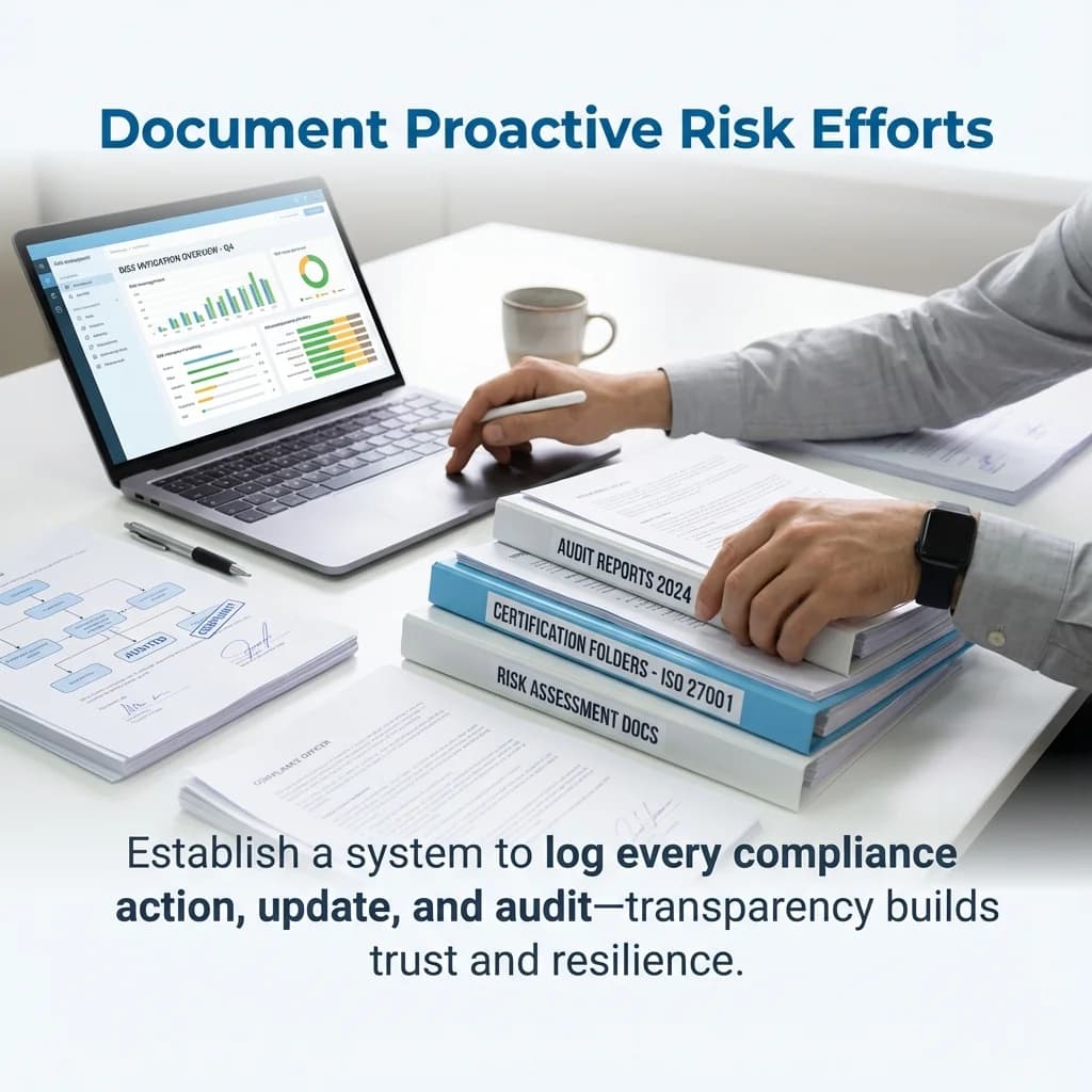 MAEZ legacy graphic: gemini tip create documented evidence of proactive risk manag 1764768422879