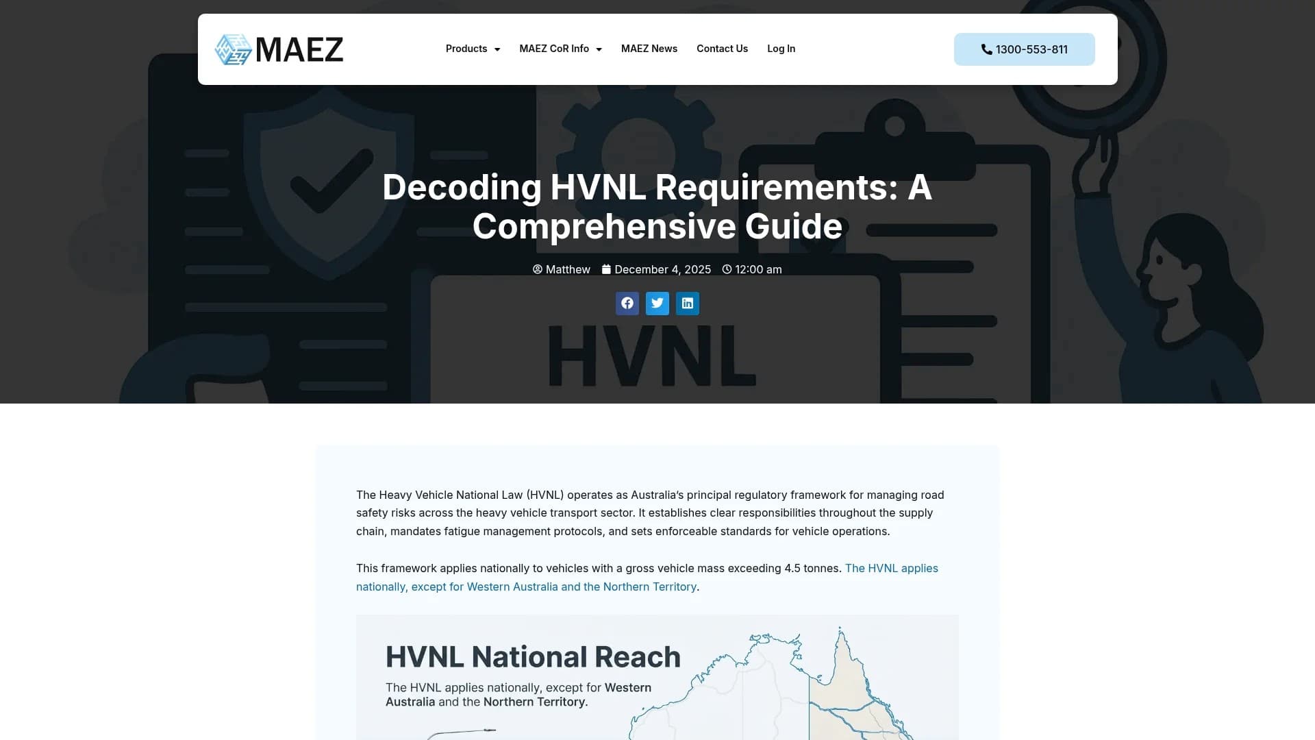 MAEZ legacy graphic: screenshot gen 1222 maez.com .au decoding hvnl requirements a comprehen 1767871588275
