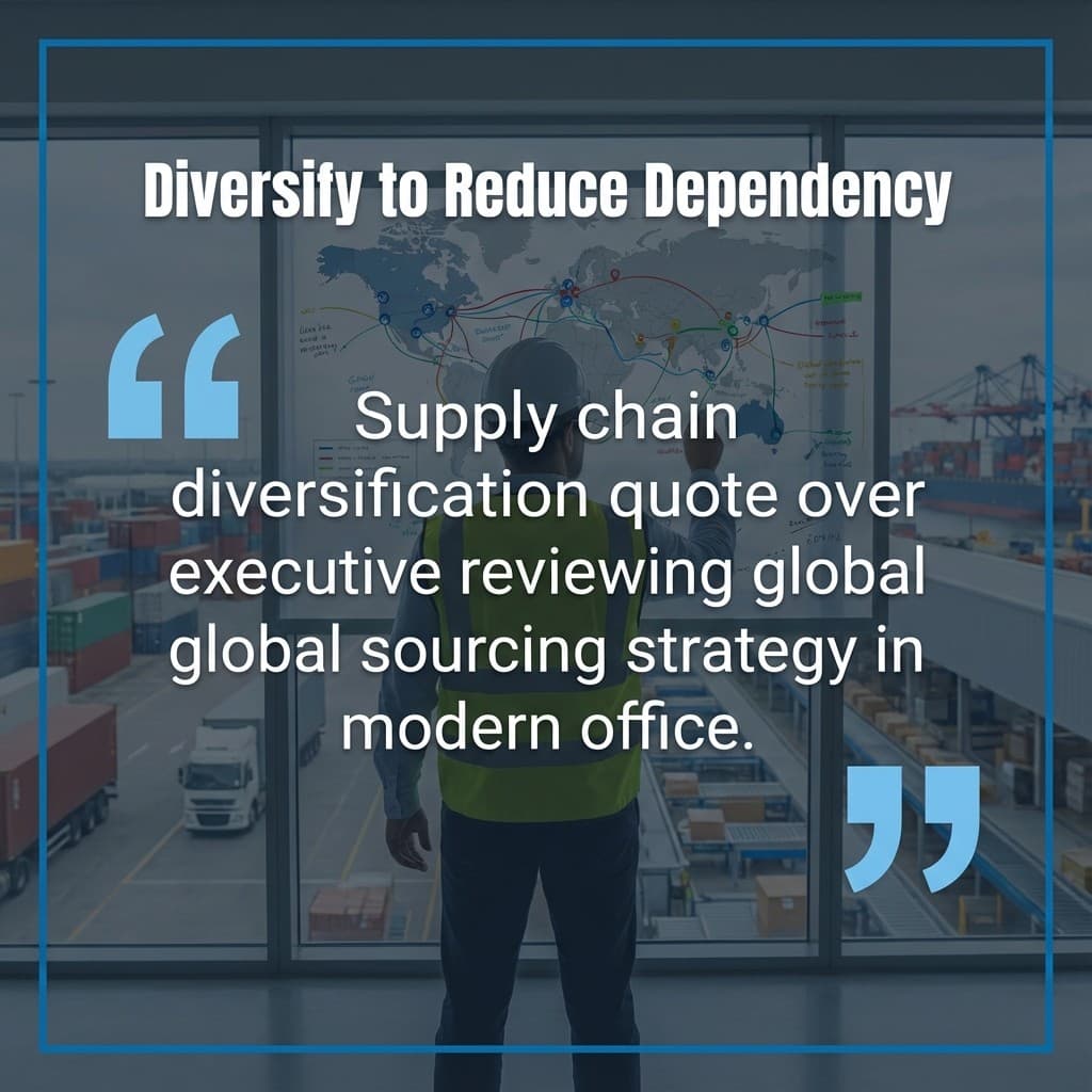 MAEZ legacy graphic: gemini quote diversifying suppliers and sourcing regions reduce 1764196095815