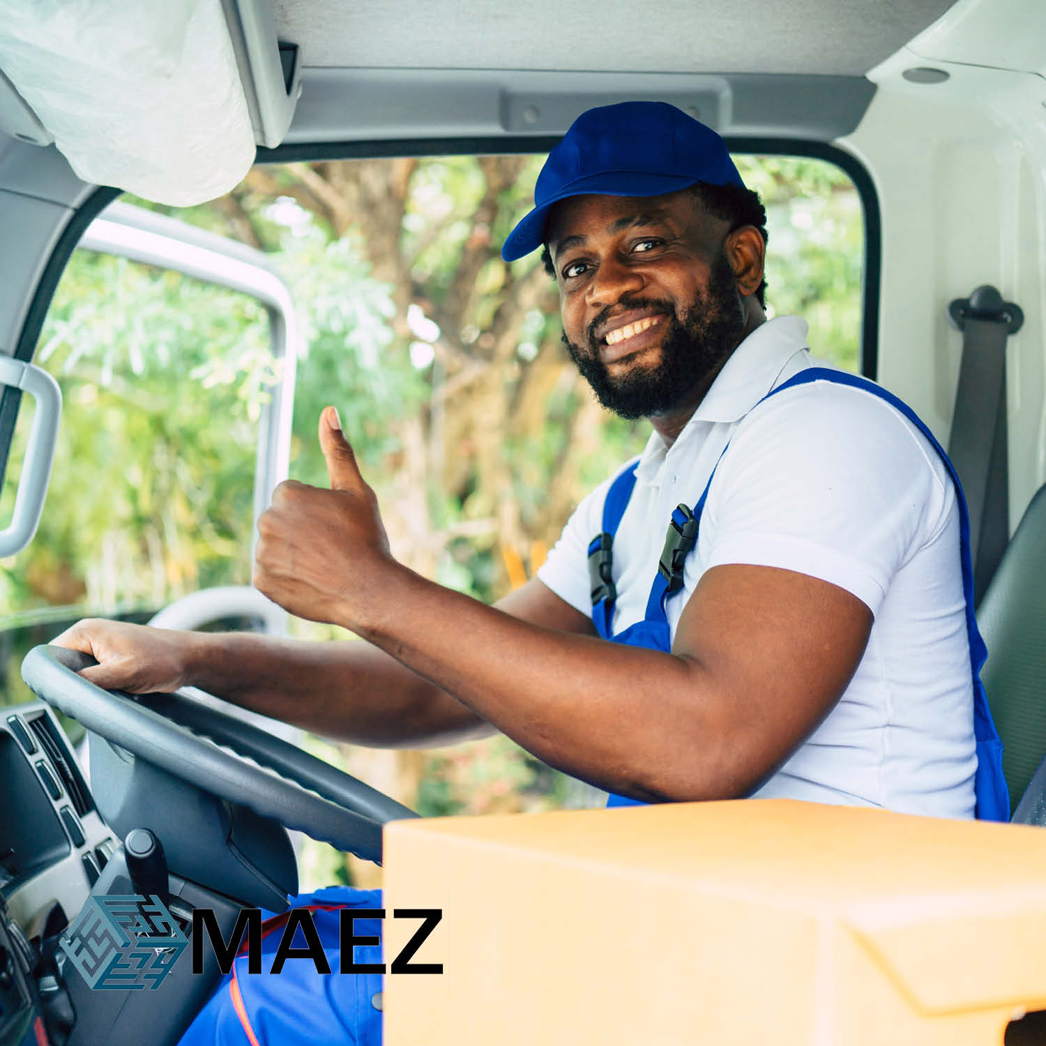 MAEZ legacy graphic: driver facing cameras road safety message 1