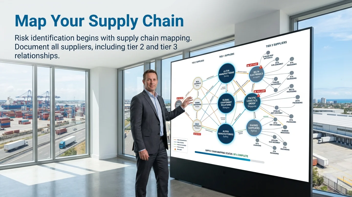 MAEZ legacy graphic: gemini tip risk identification begins with supply chain mappi 1764196082332