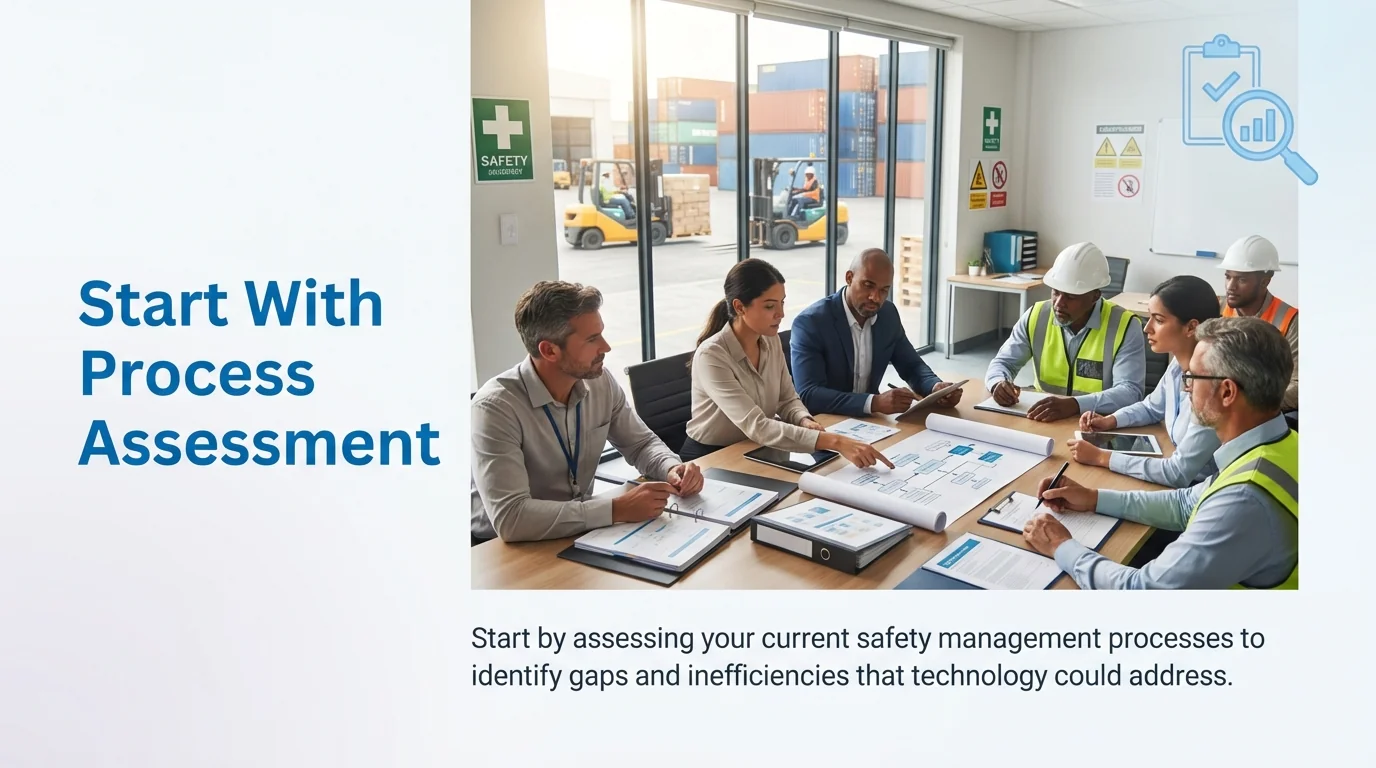MAEZ legacy graphic: gemini tip start by assessing your current safety management 1764196190204