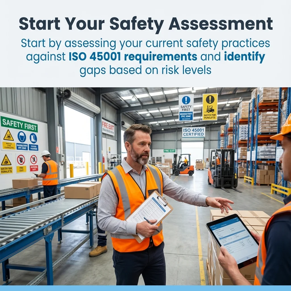 MAEZ legacy graphic: gemini tip start by assessing your current safety practices a 1764196171776