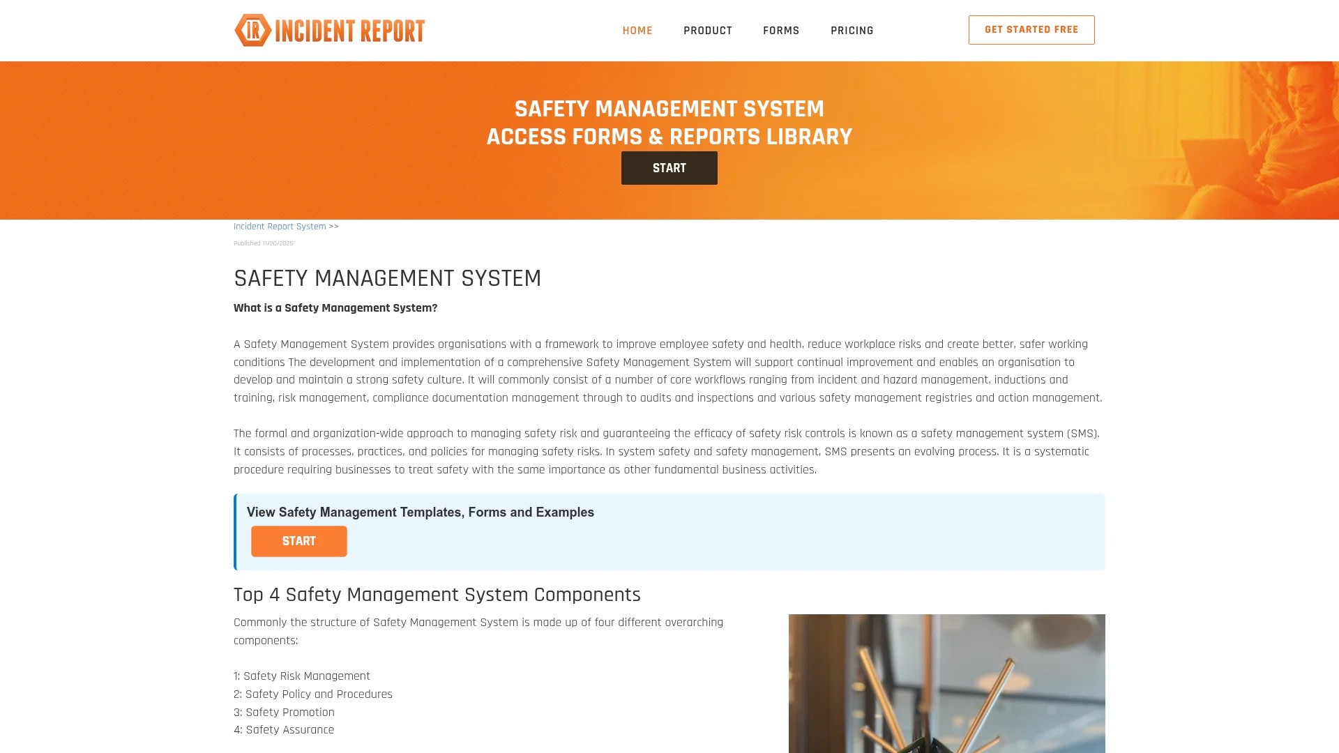 MAEZ legacy graphic: screenshot gen 919 www.incidentreport.net safety management system 1763956736619