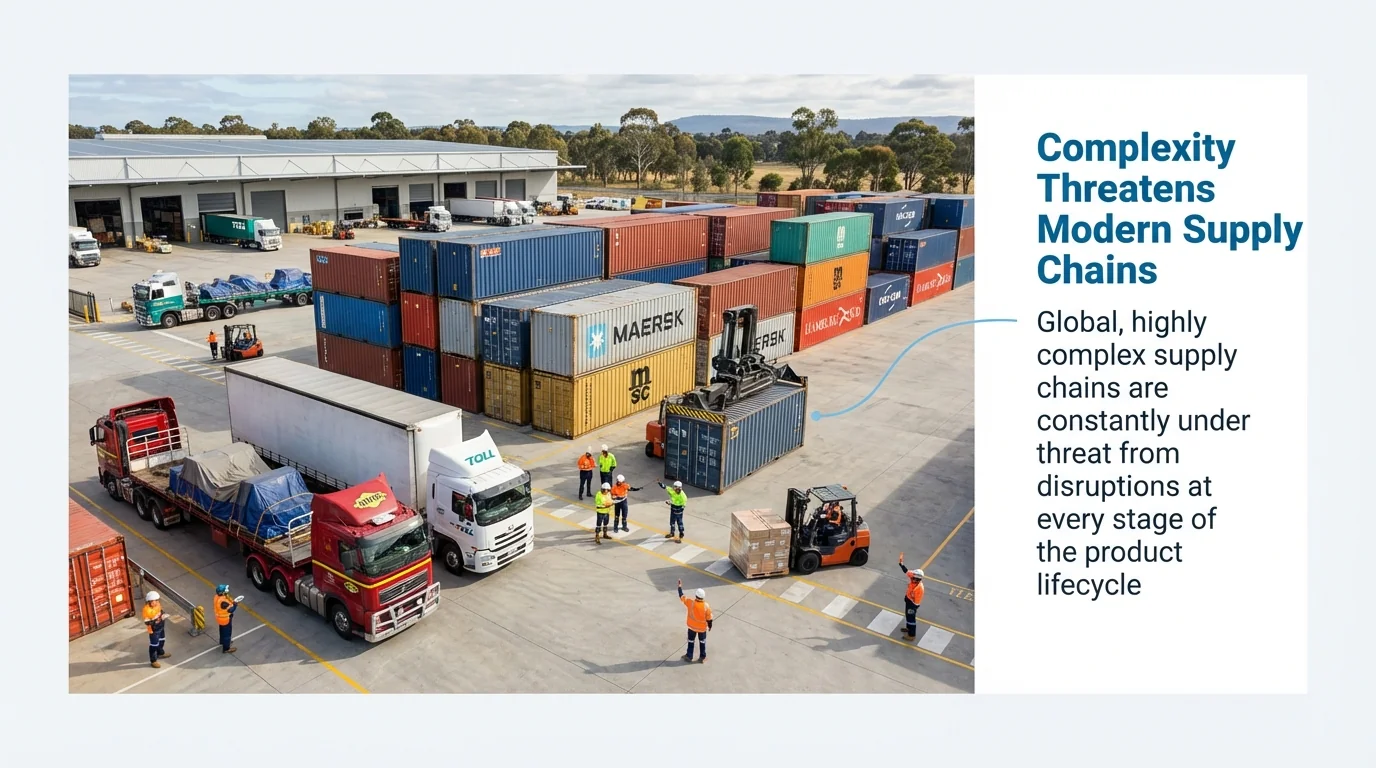 MAEZ legacy graphic: gemini fact global highly complex supply chains are constantly 1765412378429