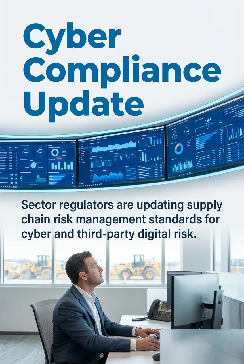 MAEZ legacy graphic: gemini fact sector regulators are updating supply chain risk m 1765412147200