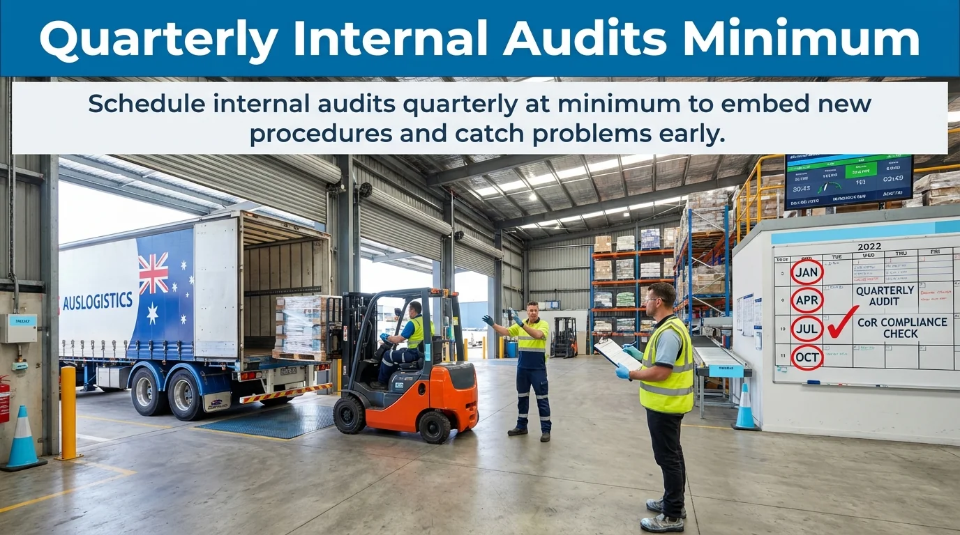 MAEZ legacy graphic: gemini tip schedule internal audits quarterly at minimum to e 1764768228896