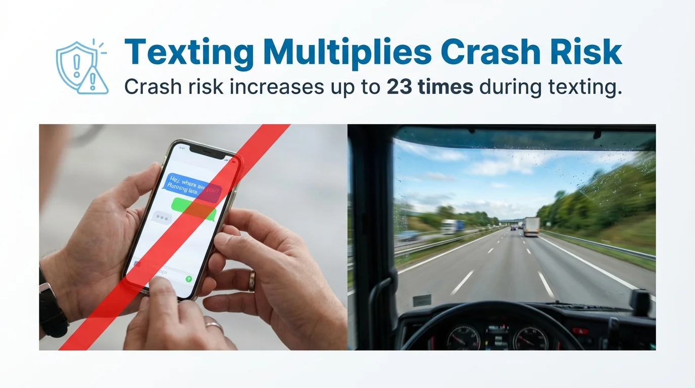 MAEZ legacy graphic: gemini statistic crash risk increases up to 23 times during texting 1767871707761