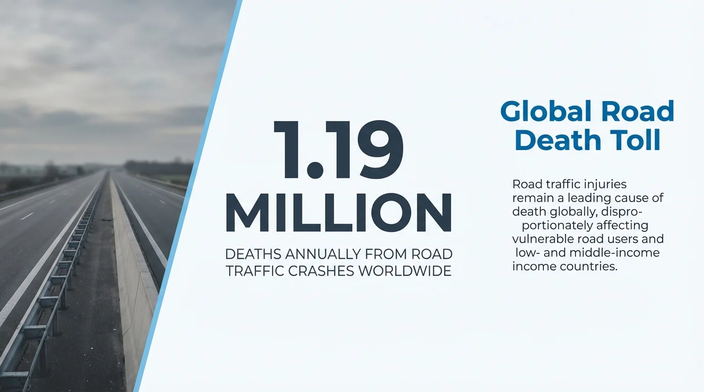 MAEZ legacy graphic: gemini statistic road traffic crashes cause approximately 119 milli 1767871513581