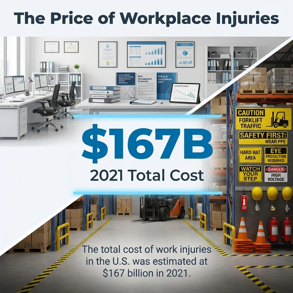 MAEZ legacy graphic: gemini statistic the total cost of work injuries in the us was esti 1767871731787