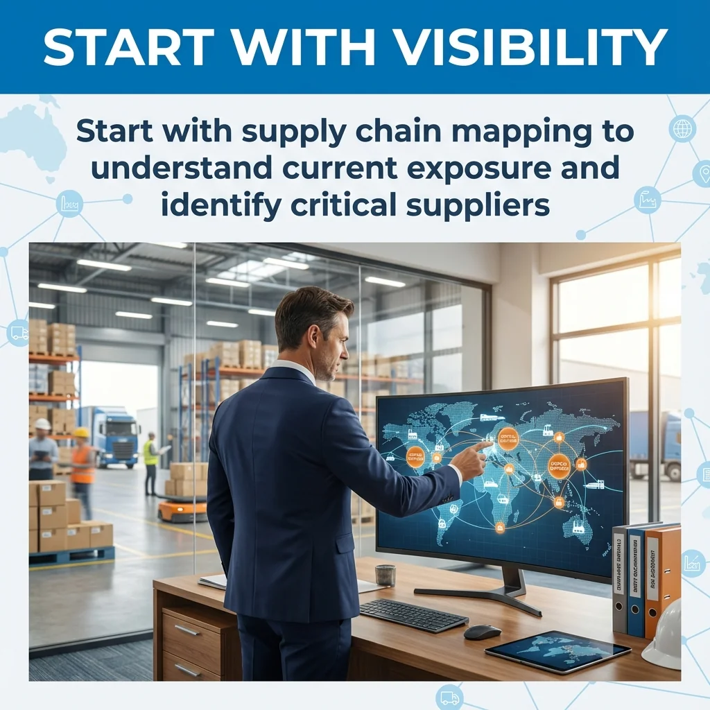 MAEZ legacy graphic: gemini tip start with supply chain mapping to understand curr 1767871959270