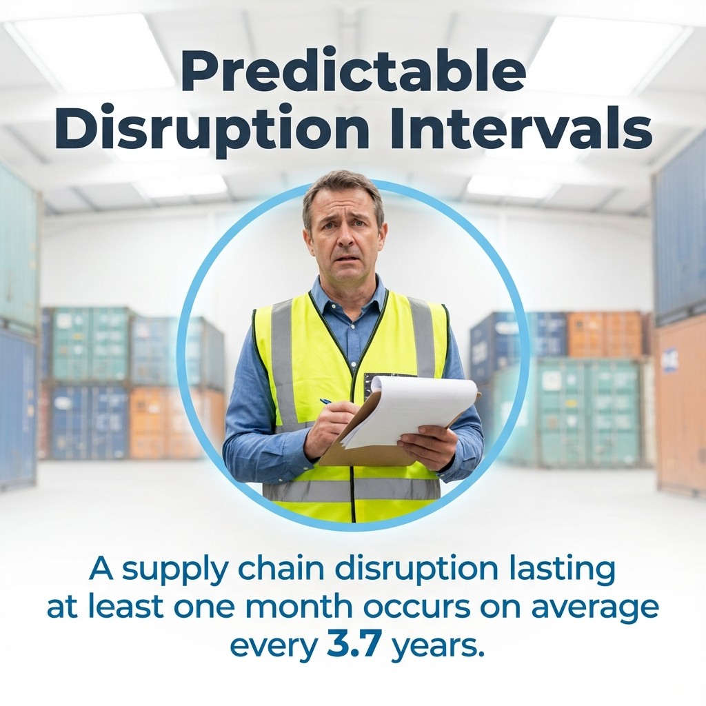 MAEZ legacy graphic: gemini statistic a supply chain disruption lasting at least one mon 1767871818272
